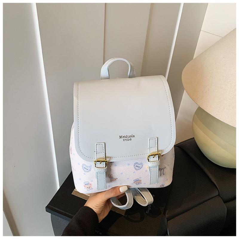 New backpack women's trend fashion travel bag new retro printed student bag backpack