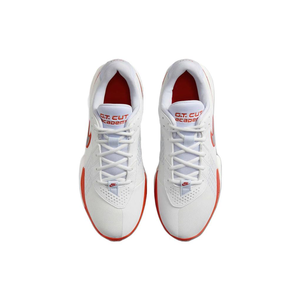Nike Air Zoom GT Cut Academy EP White Picante Red Unisex Sneakers Summit-White Metallic-Silver Football-Grey FB2598-101