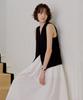 Left Seoul Flare Long Skirt [Ivory]