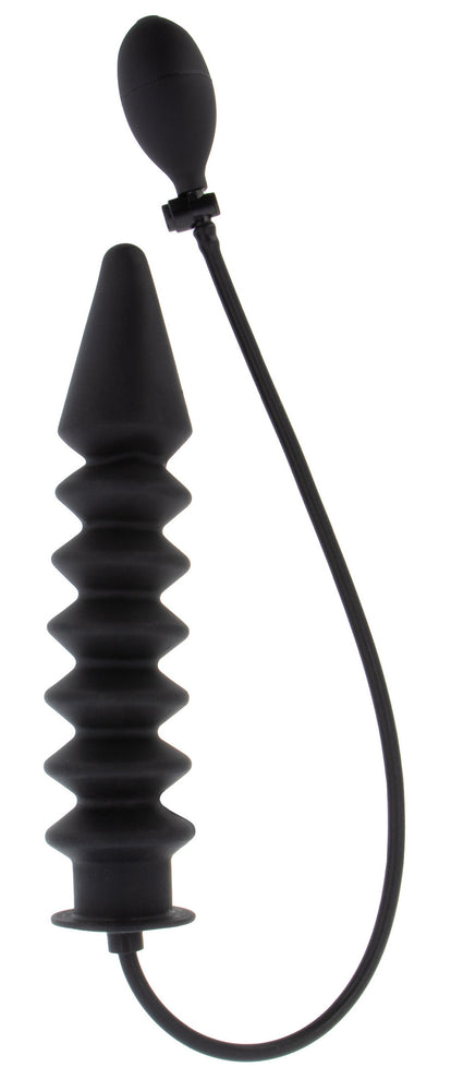 Gode gonflable Expert Ribbed 28 x 6 cm Noir - Hidden Desire - Plugs Gonflables