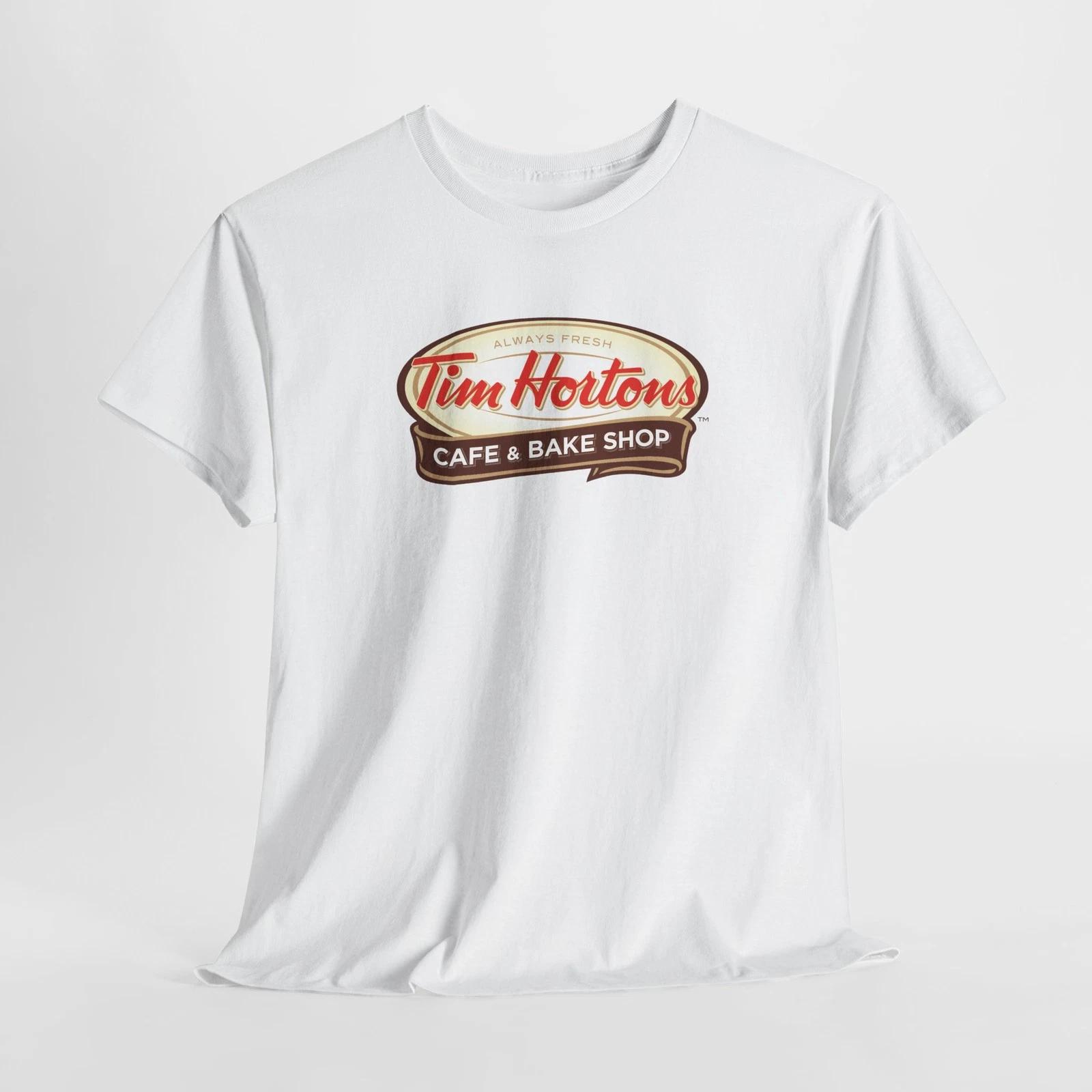 

Canada Pride T-Shirt, Tim Hortons Cafe and Bake Shop Tee, Unisex Cotton Shirt S