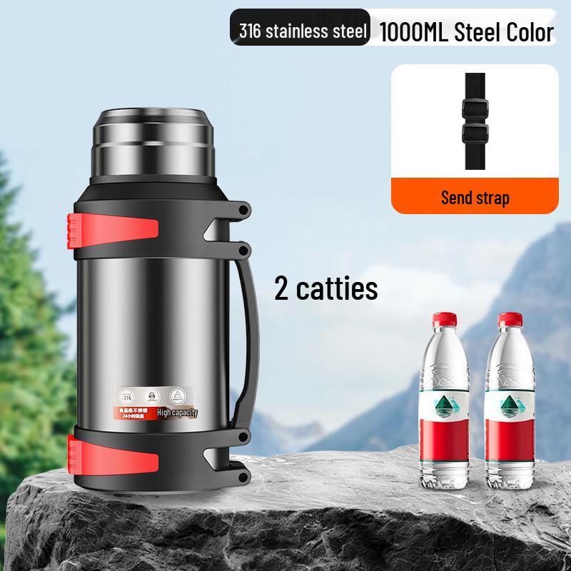 

Year of the Horse 5L Stainless Steel Insulated Water Bottle - Large Capacity, Portable, for Outdoor and Travel Use