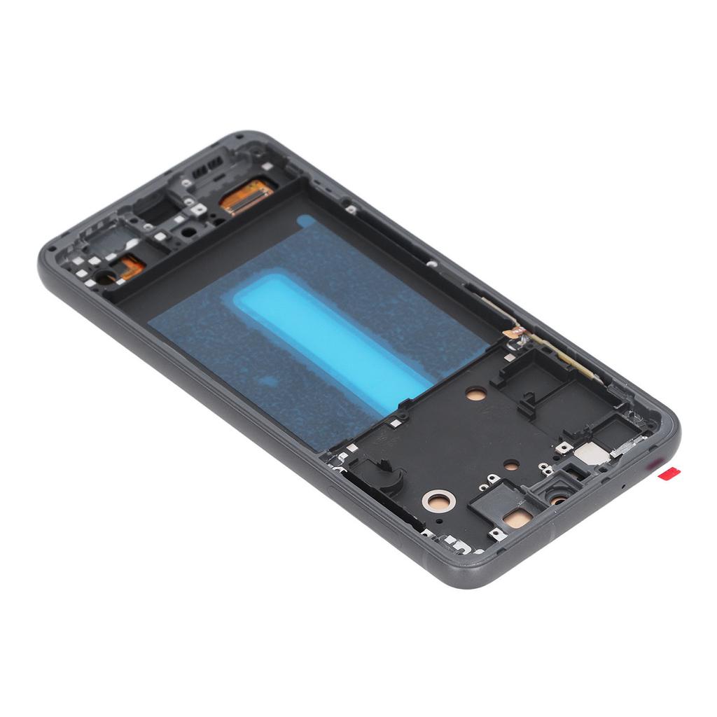 Phone Screen Replacement Kit Black with Frame Repairing Tools Phone Screen Digitizer Assembly for S21 FE US Version