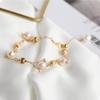 Natural Freshwater Pearl Bracelet Accessories 14K Gold Hydrangea Jewelry Accessories Diy Handmade Bracelet