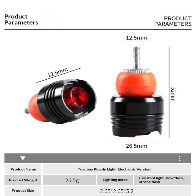 2Pcs Bicycle Handlebar LED Light Plug Intelligent Turn Signal Waterproof for Safe Touring