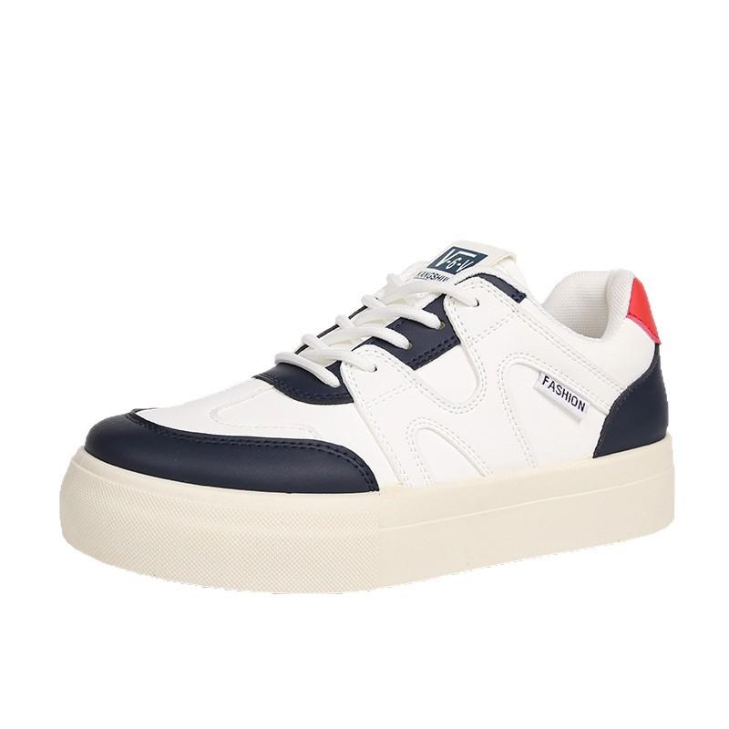 Trend Spring, Summer, Autumn and Winter New Women's Shoes Women's Board Shoes Student Shoes Little White Shoes Low Top Round Head Ribbon