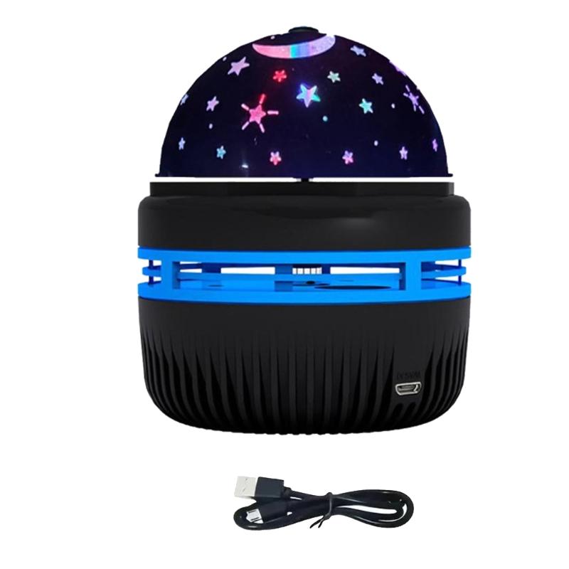 Quiet Operation Magical Ball Light Projector for Kids Room Night Light Rechargeable LED Rotating Lighting for Bedroom