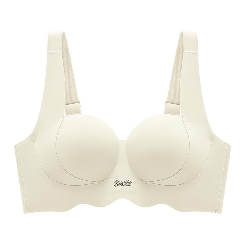 Seamless Women's Half-Cup Bra: Enhances Small Chests, Uplifts, Anti-Sag, and Offers Side Support for a Sexy, Round Look.
