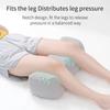 Wave Shape Knee Leg Support Elevation Memory Foam Foot Rest Pillow Leg Foot Raiser Pillow Support Cushion Massage Support Body