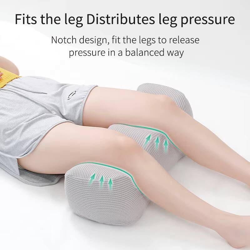 Wave Shape Knee Leg Support Elevation Memory Foam Foot Rest Pillow Leg Foot Raiser Pillow Support Cushion Massage Support Body