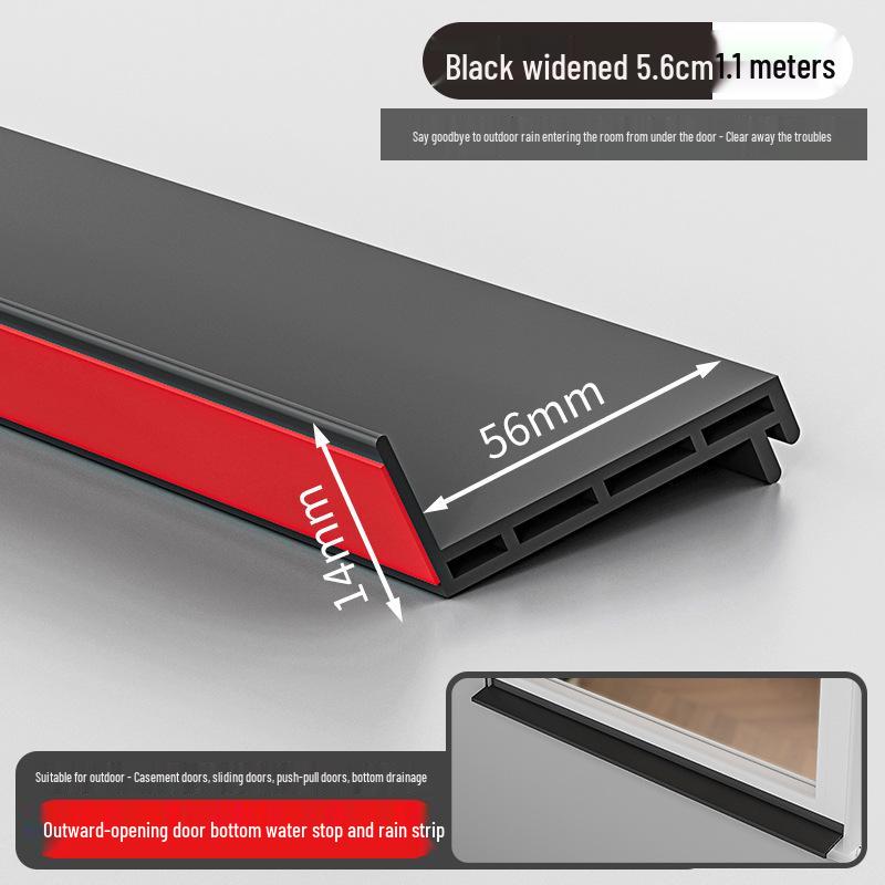 Soundproof & Windproof Door Seal Strip - Bottom Gap Filler