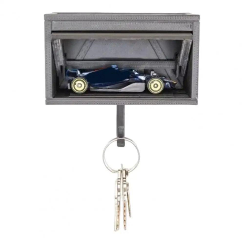 Open Garage Door Design Car Garage Key Holder Wall Mount Fun Garage Keychain  Corridors