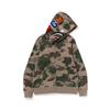 Bape Layered Line Camo Shark Full Zip Hoodie 0ZXSWM115005L