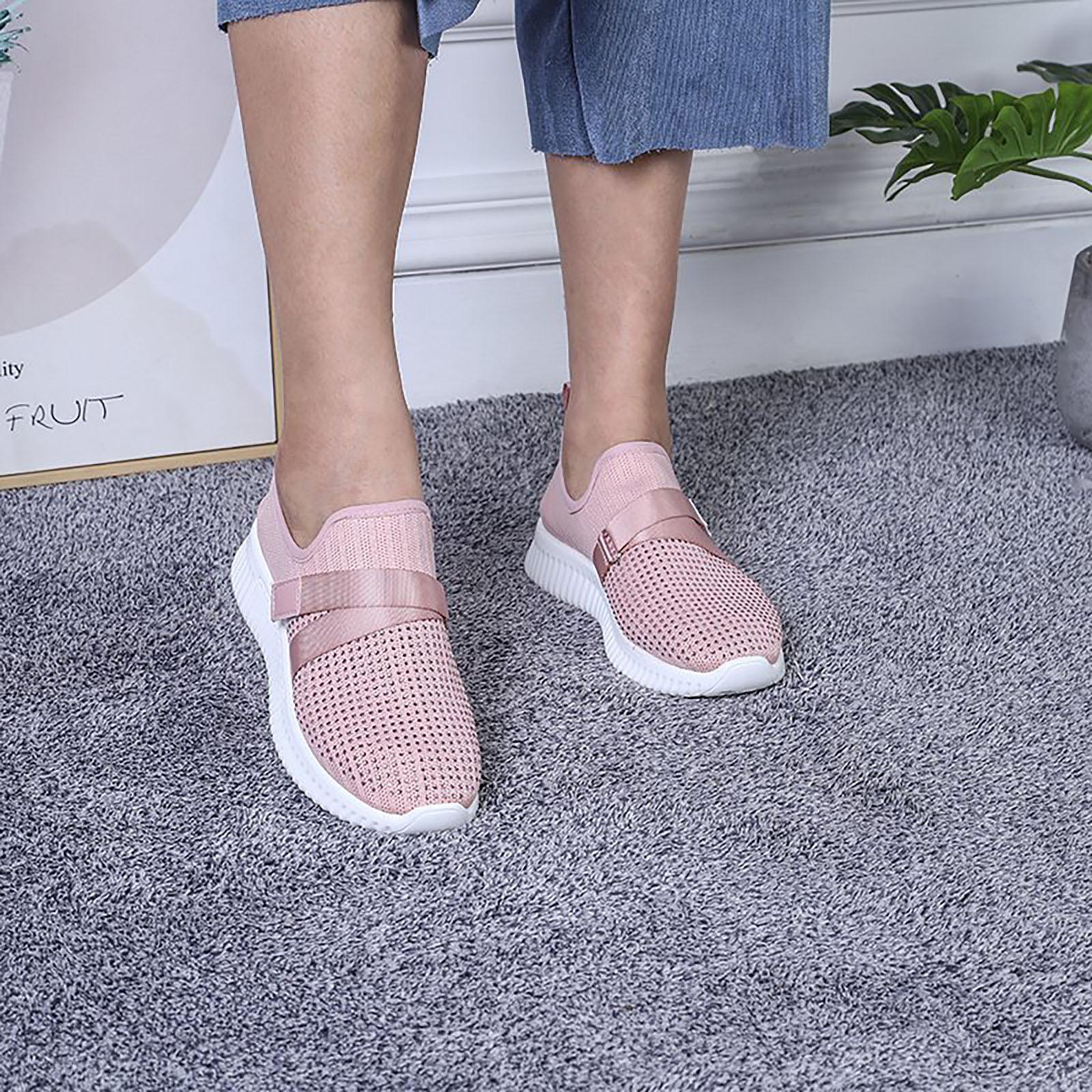 

Женские комфортные сандалии, легкие дышащие противоскользящие туфли со стальным носком и сеткой 39 розовый