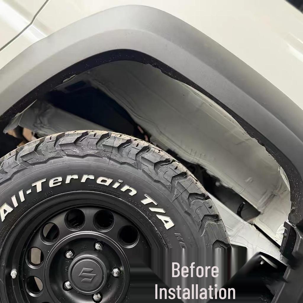 Jimny 3-door (2019-2025) Fender Liners & Mudguards with Sound Insulation and Noise Reduction