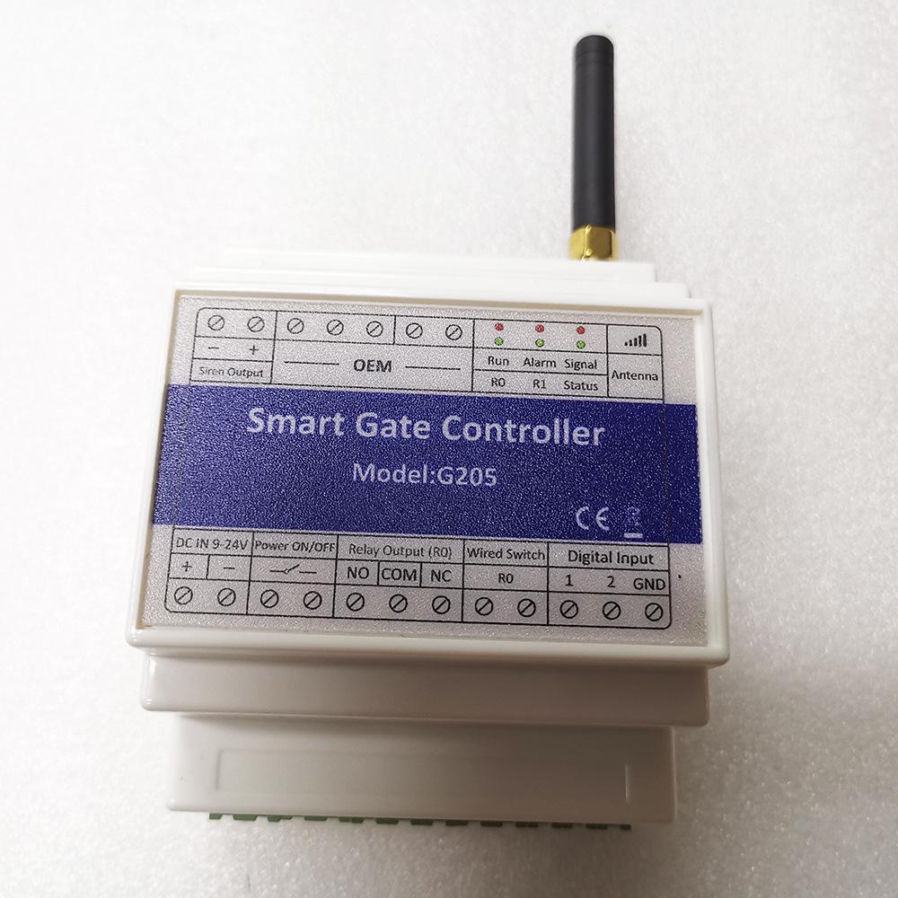 G205 Remote Access Controller: 2G SMS Mobile Door Unlock & Alarm System 2G Remote Linkage Alarm