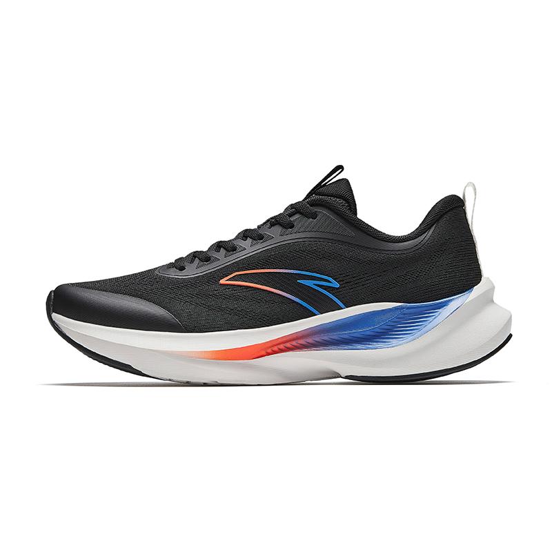 Anta Lightweight Cloud Soft Bounce Slip-Resistant Durable Running Shoes Men Sneakers Basic-Black 112615527-5 40