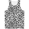 Unterhemd 3D-Druck Leopard Trägertop Sommer Lässig Ärmelloses T-Shirt Tierhaut Grafik Sportoberteile Fitnessstudio Muskelweste