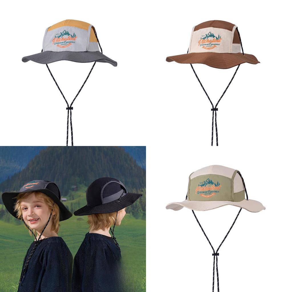 Childrens Sun Hat With Wide Brim Waterproof Quick Dry Nylon For Summer Outdoor Play