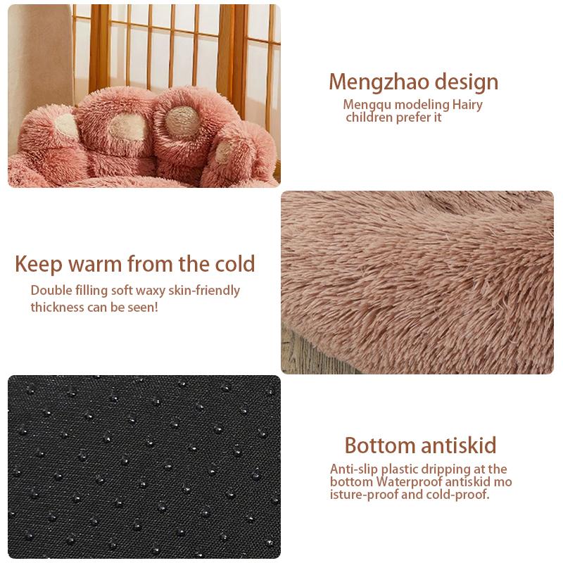 Fluffig Hundsäng Stor Husdjursprodukter Hundsängar Liten Soffa Korgar Husdjur Kennel Mat Valp Katter Tillbehör Korg Filt Tillbehör