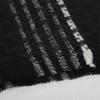 Black White Plaid 100% Wool Scarves Pashmina Thicken Women Winter Soft Long Scarves Shawls Fashion Short Tassel Warm Neck Scarf