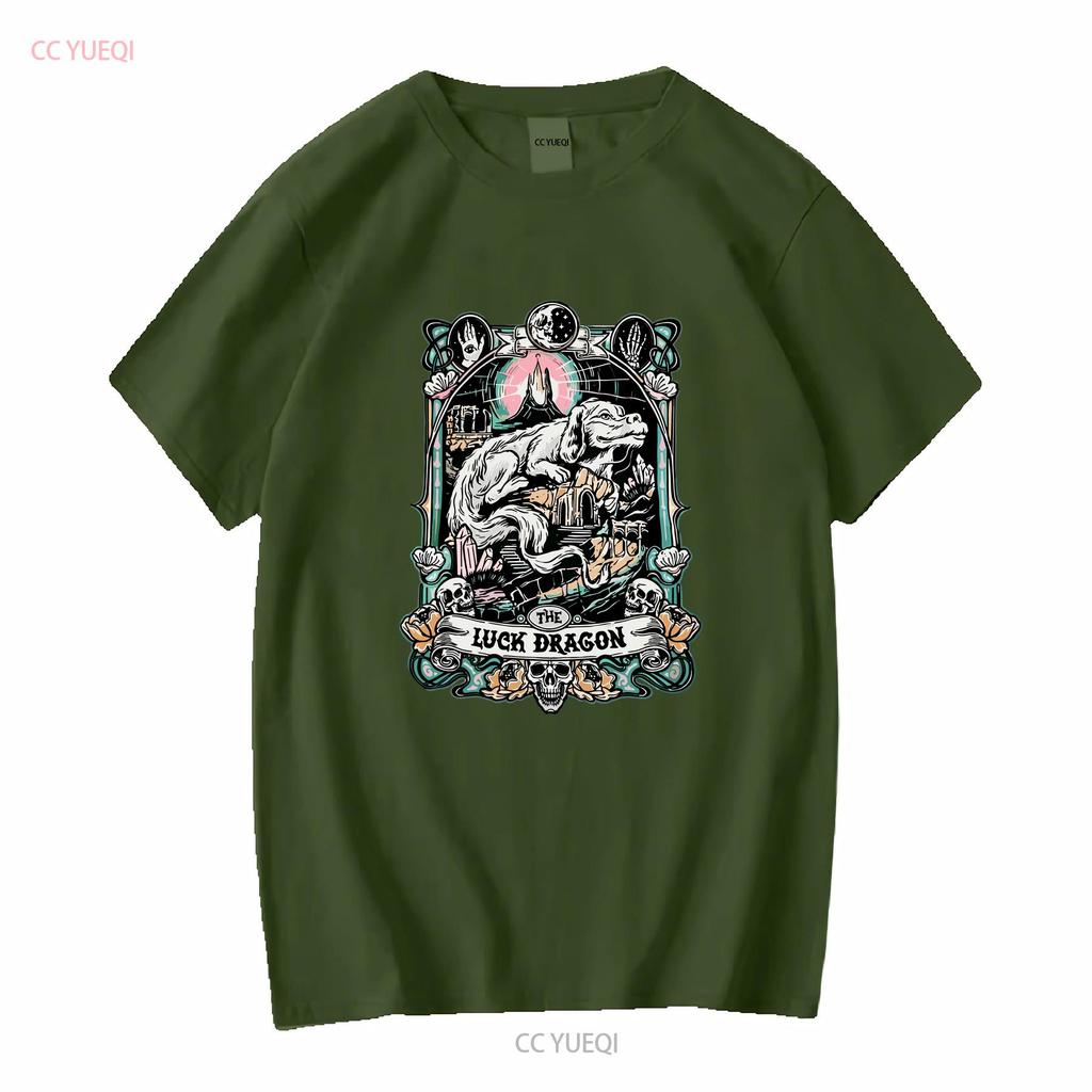Neverending Story Luck Dragon T Shirt 80's Movie Fantasy Falcor Long or Short Sleeves Vintage Washed Homme Stylish Casual