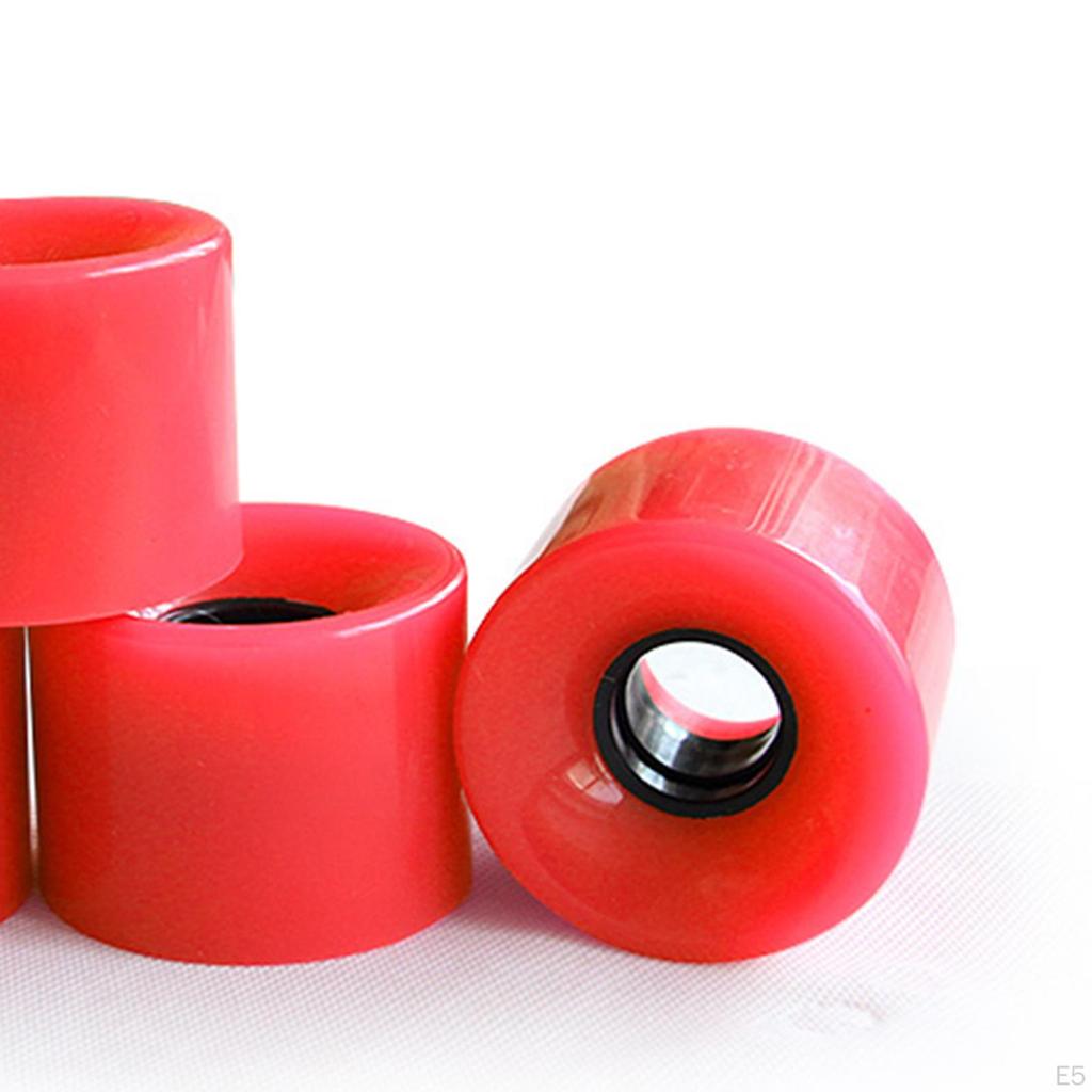 4 Pack Durable Roller Skate Wheels, with Bearings Installed Outdoor Wheels for Double