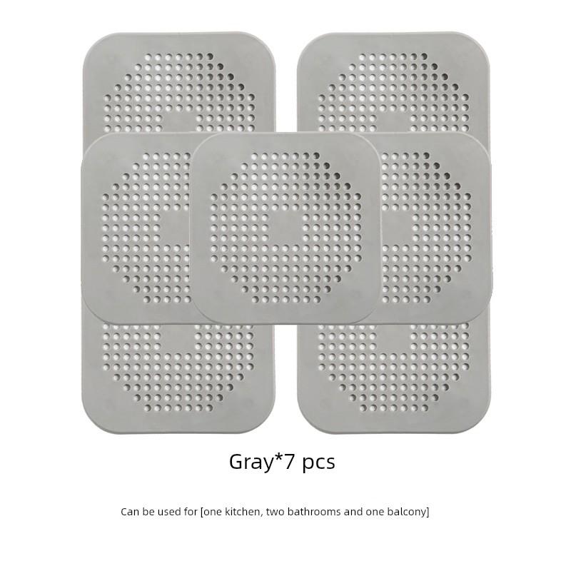Floor Drain Cover Bathroom Hair Filter Kitchen Sewer Hair Filter Net Leak-Proof Drainage Bathroom Sink Handy Gadget