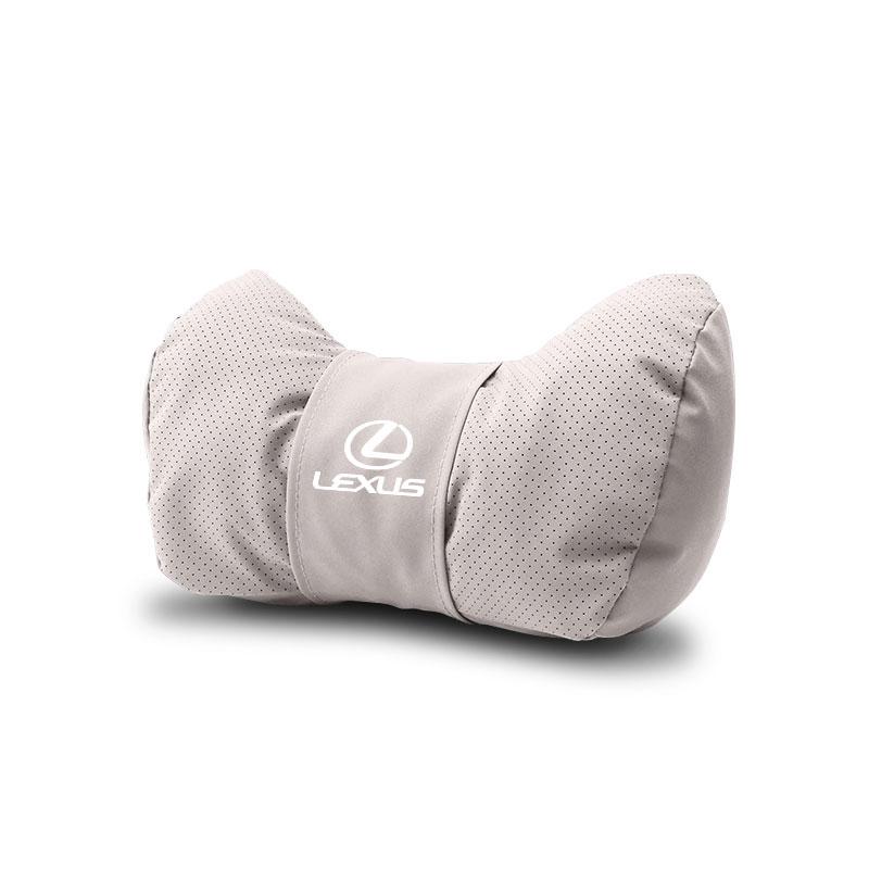 Suede Car Headrest Waist Pillow Car Accessories For Lexus RX330 IS250 Ct200h ES300h RX350 LS460 GX470 Neck Pillow Lumbar Support