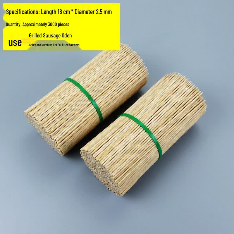 Qiwei Disposable Multi-purpose Bamboo Skewers