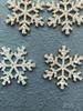 3.5cm Alloy Snowflake Embellishments for DIY Christmas Hair Accessories - Gold & Silver