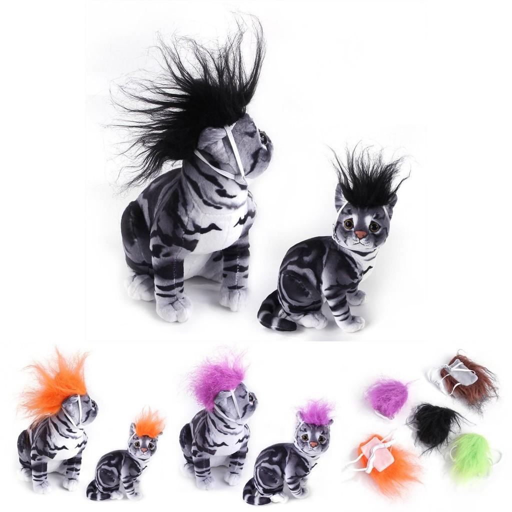 Whimsical Halloween Pet Wigs For Dogs And Cats Perfect For Costumes And Dress-up