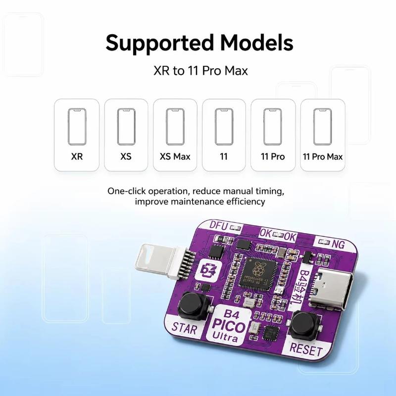 B4 PIC0 DFU RP2350A High Performance Engineering Box Automatic One-Click DFU Restart for Embedded Hardware Functional Testing Work