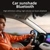 Bluetooth 5.4 Handsfree Car Kit Speaker Wireless Audio Receiver MP3 Music Player Noise Cancelling For Car Sun Visor Clip
