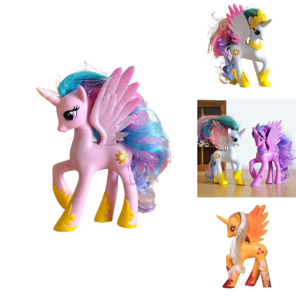 Meu Pequeno Pônei Figura de Unicórnio Brinquedo Topper de Bolo Para Crianças Presentes de Natal Aniversário