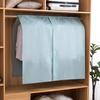 Solid Color Non-woven Fabric Clothes Dust Cover Wardrobe Hanging Clothing Dust Cover Suit Shirt Organizing Storage Dust Cover