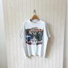 Vintage 1990s NFL Super Bowl T-shirt/ Broncos Vs Falcons/ Logo 7/ Size L