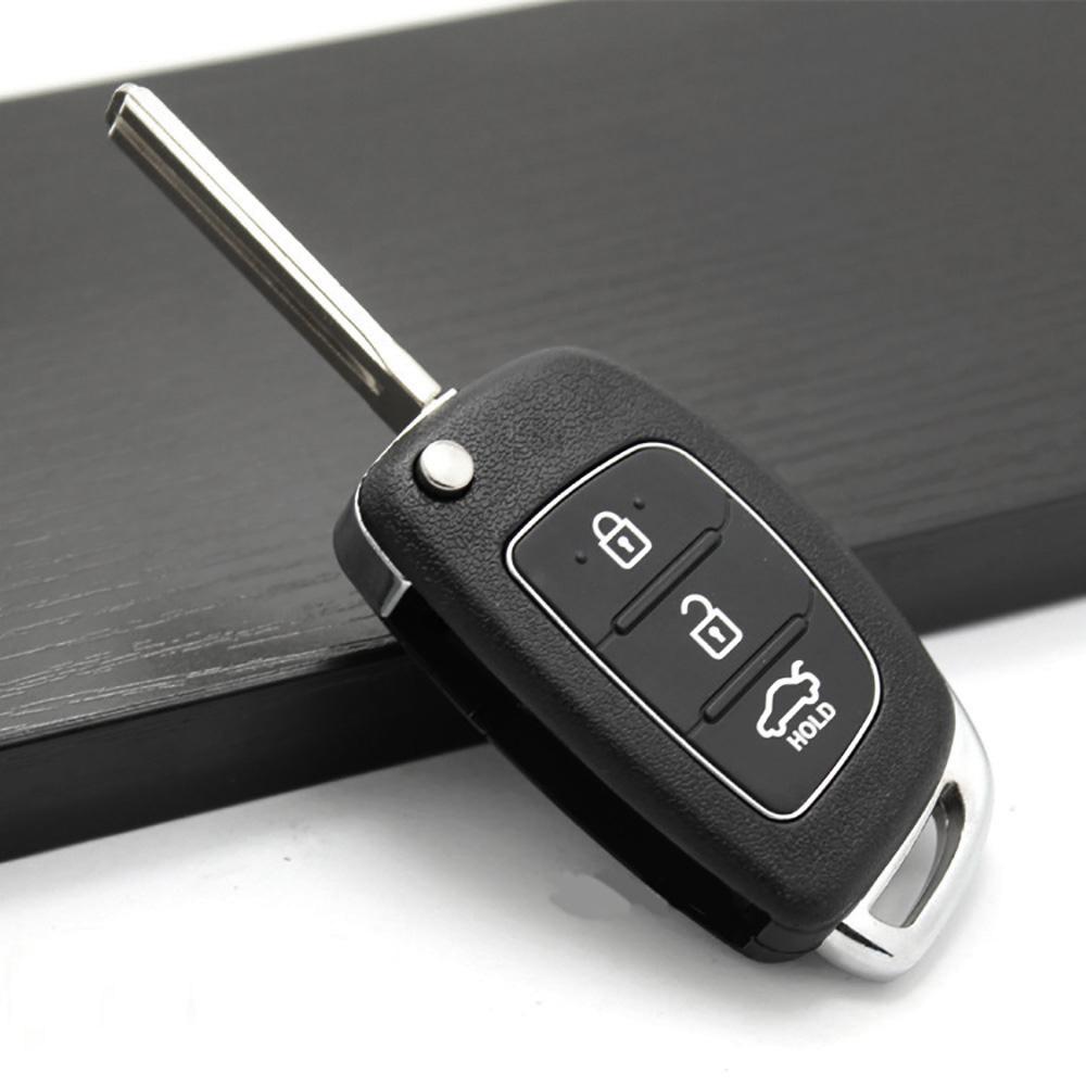 3 Button Key Shell Case For Hyundai ix35 i40 Solaris Sonata Tucson Elantra TOY40