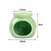 Porcelain Aroma Burner Incense Censer Mini Candle Holder Scented Wax Melt Burner for Kitchen Patio Tabletop Porch Bathroom