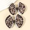2Pcs Korean Leopard Bow Hair Clip Girls Women Trendy Ribbon Dots Bownot Hairpin Kids Sweet Cool Headdress Headwear Accessories