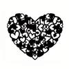 Heart of Hearts Metal Wall Art - Perfect Home Decor Gift for Living Room, Bedroom, and Dining Room