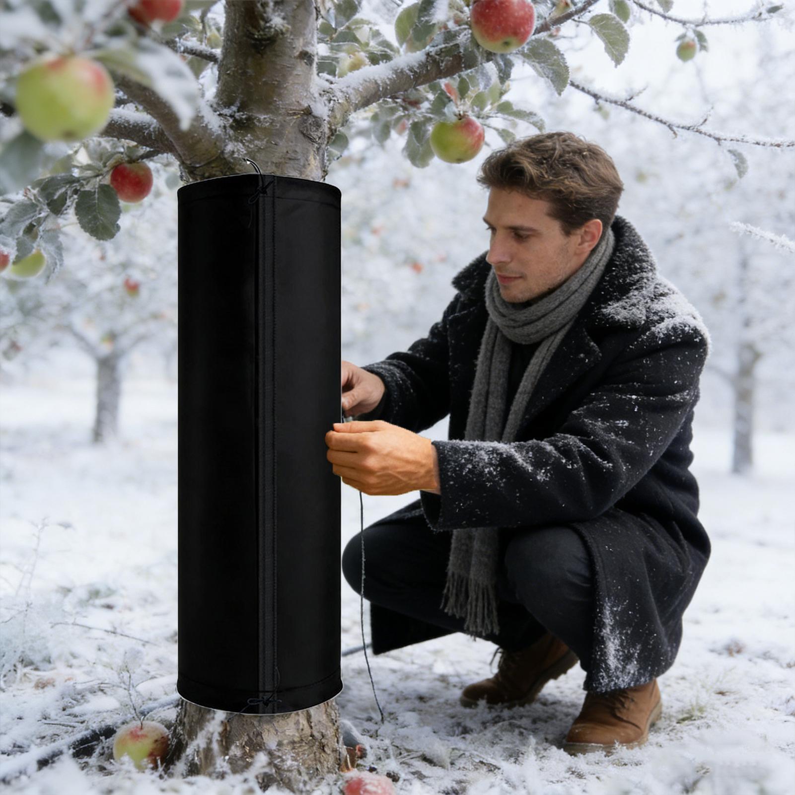 Tree Trunk Wrap Self-Adhesive Insulated Freeze Protection Outdoor Plant Frost Protection Covers for Winter Cold Weather Frost CN