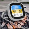 Smart Digital Meat Thermometer with Probe LCD Touchscreen Timer for BBQ Grill Oven Cooking Food Temperature Gauge Kitchen Tools