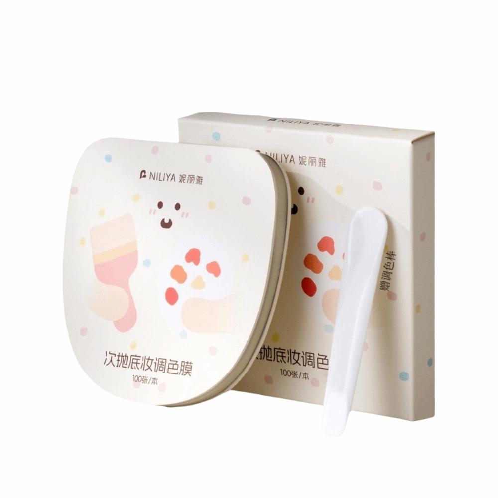 Portable Makeup Color Mixing Paper No-wash Makeup Color Mixing Tools  Makeup Accessories
