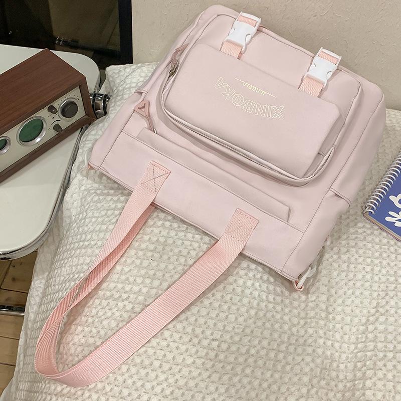 Schoolbags for Children Elementary School Students for Girls Junior High School Students Letter Backpack