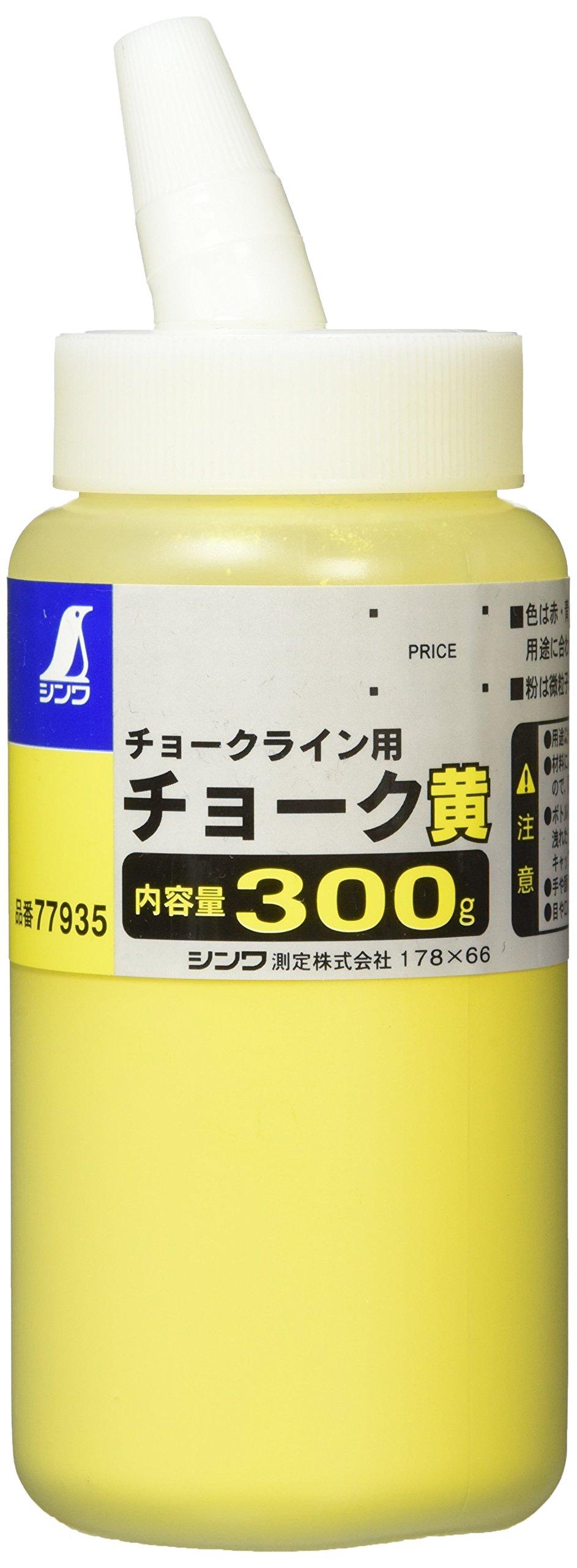 

Shinwa Sokutei Chalk Powder Chalk for Chalk Line Yellow 300g 77935 жовтий