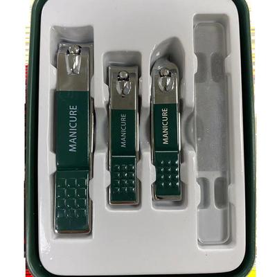 Household Pedicure Nail Clippers Set - Large Flat Mouth, Single Piece & 4-Piece Kit