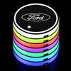 Autocolant Auto Ford 2 Bucăți Mașină 7 Culori Suport Pahare Culoare Lumină Ambientală Suport Pahare Auto Covoraș Suport Pahare Luminos Pentru Ford Mondeo Focus 3