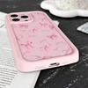 Pink Various Bow Phone Cases Suitable for iPhone 17 16 15 14 13 12 11 Pro/ Max /Plus Anti-fall and Shockproof Back Cover