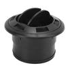 75mm Dashboard Air Conditioning Deflector Outlet Black Round Vent Universal for Bus RV